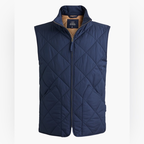 J Crew Men’s Quilted Walker Vest - Picture 4 of 6